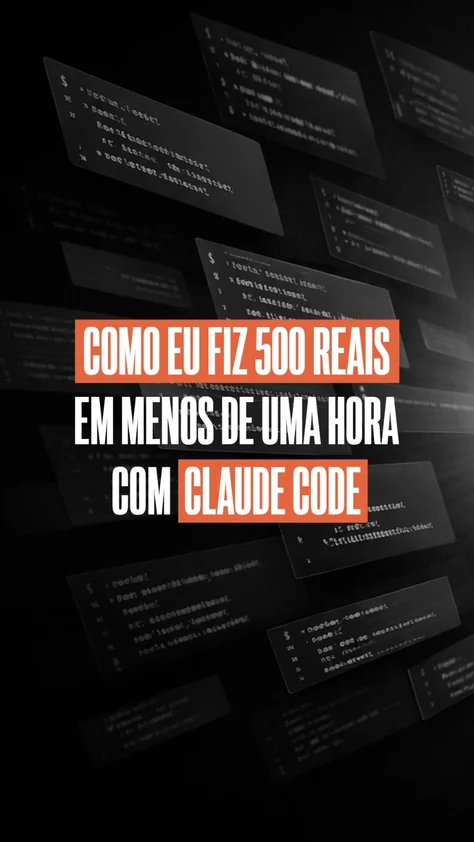 Reel sobre montar um sistema de estoque para uma loja em menos de uma hora com Claude Code